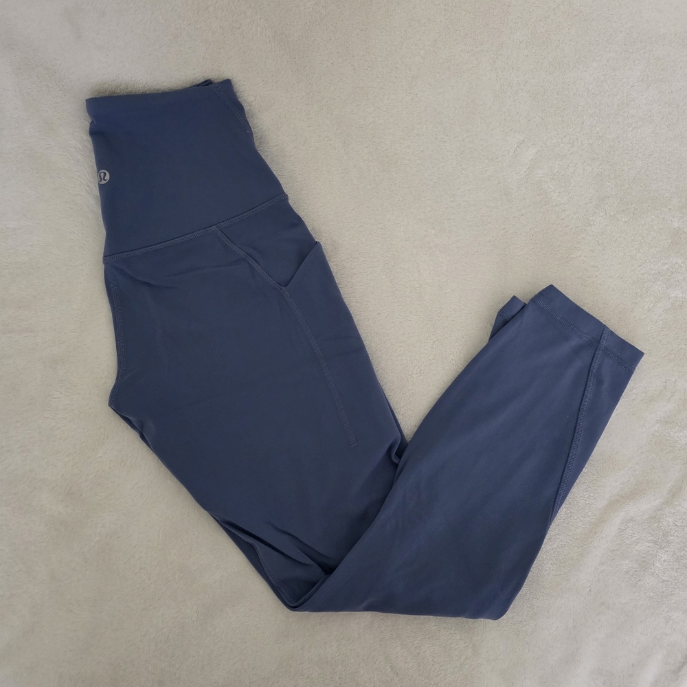 Lululemon Align High Rise Pant with Pockets 25", Water Drop, Size 4
